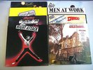 8 x Vinyl Albums - The Angels, Cold Chisel, LRB, Men at Work, Sherbet