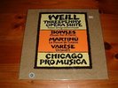 Chicago Pro Musica Weill Three Penny Opera Reference Recordings RR 29 LP Sealed