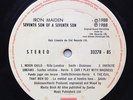 IRON MAIDEN - Seventh son of a seventh son / RARE GUATEMALA LP / Dideca press
