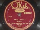 78 RPM -- Louis Armstrong and His Hot Five / Seven, Okeh 8519, E  Jazz