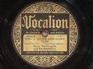 78 RPM -- Steve Washington & His Orch. (Benny Goodman), Vocalioin 2598, E Jazz