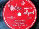 HEAR Etta James 78 W-O-M-A-N/That's All MODERN 972 R&B soul rocker