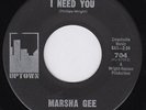 MARSHA GEE Baby, I Need You  *original* US 45 northern soul GIRL GROUP