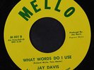 JAY DAVIS: What Words Do I Use / Look At What I Found 45 Soul