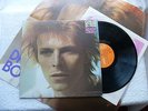 DAVID BOWIE, SPACE ODDITY VINYL LP + LYRIC INNER + POSTER, RCA LSP 4813, 1972 UK