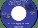 BIG WALTER (HORTON) Hard-Hearted Woman 45rpm States 1954 harmonica