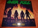 Overkill ?– Feel The Fire ..org,1985...in very good condition..Noise