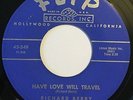 Richard Berry - Have Love Will Travel / No Room. Rare R&B 45