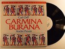 carl orff lp carmina burana  andre previn MFSL  vg++/m- japan pressing