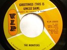 Soul 45 - Monitors - Greeting This Is Uncle Sam - Mint-