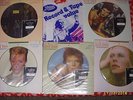 DAVID BOWIE VERY RARE BIOPIC 5 PICTURE DISC LP SET & ORIGINAL 1984 BAG & RECEIPT