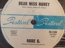 45rpm single - Rob E G - Dear Miss Honey/When You're In Love (M-)