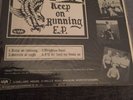Crux/crash Keep On Running EP - Very Rare In The UK Punk Scene