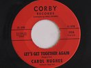 CAROL HUGHES: Let's Get Together Again / Don't Turn Your Back 45 Soul