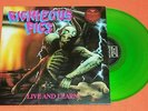 RIGHTEOUS PIGS - Live And Learn - 1989 Nuclear Blast Ltd Edition GREEN VINYL LP