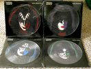 ALL 4 NEW SEALED ORIGINAL 1978 KISS SOLO PICTURE DISC LP - NOT 180G REISSUES