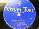 ANNETTE HANSHAW The One In The World/I've Got A Feeling I'm Falling VELVET TONE