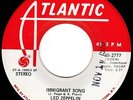 LED ZEPPELIN - 1970 1-Sided DJ Press of IMMIGRANT SONG - HEAR