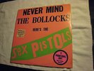 THE SEX PISTOLS, NEVER MIND THE BOLLOCKS,ORIGINAL US PROMO LP, EX