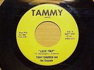 GREAT & RARE GARAGE PSYCH 45  TONY CHURCH L K LISTEN