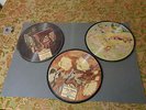 78 TOURS .3 DISQUES SATURNE PEINTS :TANGO;BOB ET BOBETTE;GARDE REPUBLICAINE...
