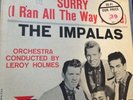 The Impalas Sorry ( I Ran All The Way Home ) Very Rare CX5000 Cub 45 Rpm EP