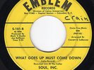 Soul Inc.  Emblem  What Goes Up Must Come Down  Rare Carolina Northern Soul