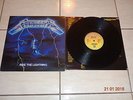 METALLICA RIDE THE LIGHTNING LP INSERT 1989 VERTIGO UK REPRESS megadeth slayer