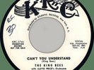 KING BEES Can't You Understand / Lovely Love 45rpm KRC 1957 WLP doo-wop