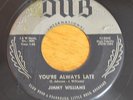 45 Jimmy Williams DUB FJ 2842  Rockabilly/Psychobilly VG+