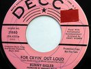 BUNNY SIGLER 45 For Cryin Out Loud / Everything's.. PROMO Northern Soul e4122