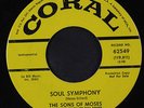 SONS OF MOSES: Soul Symphony / Fatback 45 (dj, machine-stamped matrix original)
