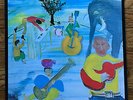 THE BAND: Music from the Big Pink Dylan, Levon Helm CAPITOL Colorband LP NM