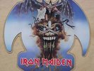 IRON MAIDEN EVIL THAT MEN DO SHAPED PIC DISC 1988 WITH PROWLER '88 UK
