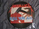 Metallica Kill em All Picture Disc Record 1986 MFN 7P