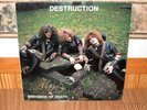 Vintage Retro 80's Heavy Metal LP Record Album DESTRUCTION Sentence of Death