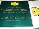 FRICSAY : BEETHOVEN SINFONIE NR. 5 LP 1962 DGG SLPM 138813 GERMANY
