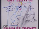 GUY LAFITTE: Joue Charles Trenet LP (France, clear tape at jacket opening) Jazz