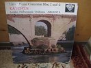 LISZT KATCHEN DECCA SXL 2097  ED1 vg+ piano concerto1 + 2 ARGENTA