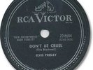 ELVIS PRESLEY Rock'n Roll 78 RPM Record. Don't Be Cruel/Hound Dog