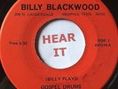Rare Private Garage Funk Breaks Instro 45 BILLY BLACKWOOD Gospel Drums LISTEN