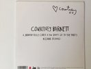 COURTNEY BARNETT SIGNED 7” 45 NOBODY REALLY CARES +2 STICKERS Hand Autographed 