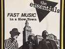 THE ESSENTIALS-FAST MUSIC 45 1982 FLORIDA PUNK POWER POP KBD GOLD EAT REACTIONS