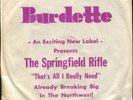 THE SPRINGFIELD RIFLE I Really Need Burdette Promo Northern Soul 45 Sleeve Hear