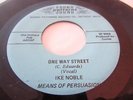 IKE NOBLE DETROIT R&B NORTHERN SOUL ONE WAY STREET  45 SOUND PATTERNS LBL #9068