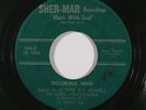 Black Gospel 45 GOSPEL LIGHTS SINGERS Troubling Mind on Sher-Mar