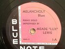 BLUE NOTE No. 1 Meade Lux Lewis RARE OFF-COLOR  pink MISPRINT E+ 78 rpm