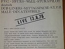 S.O.36 -sampler 1978 S.Y.P.H. MITTAGSPAUSE Male Stuka Pilots PVC Dub-Liners Din