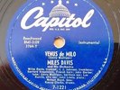 MILES DAVIS on CAPITOL 7-1221 Venus De Milo / Darn That Dream Bebop Jazz 78 EE-