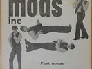MODS INC First Woman Swedish p/s 45 Carnival Records moody garage beat